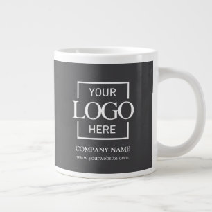 Personalisiertes Firmenlogo-Mitarbeitergeschenk Jumbo-Tasse