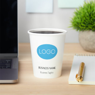 Personalisiertes Firmenlogo Pappbecher