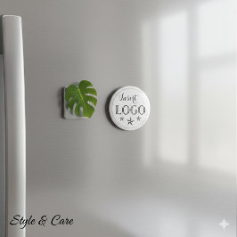 Personalisiertes Firmenlogo Rund Magnet