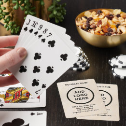 Personalisiertes Firmenlogo Spielkarten
