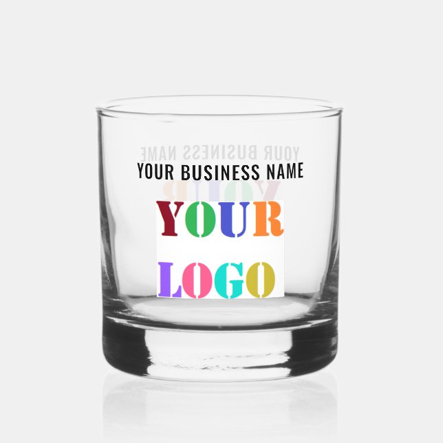 Personalisiertes Firmenlogo und benutzerdefinierte Whiskyglas (Vorderseite)