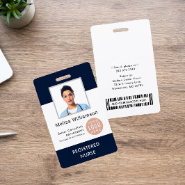 Personalisiertes Firmenlogo und Mitarbeiter-Foto-I Ausweis