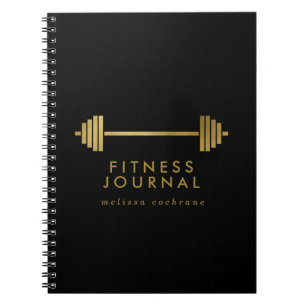 Personalisiertes Fitness-Journal Notizblock