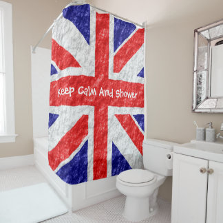 Personalisiertes Flag-Design Duschvorhang