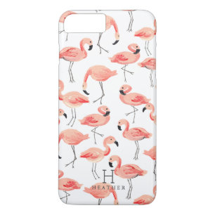 Personalisiertes Flamingo-Party iPhone 8 Plus/7 Plus Hülle