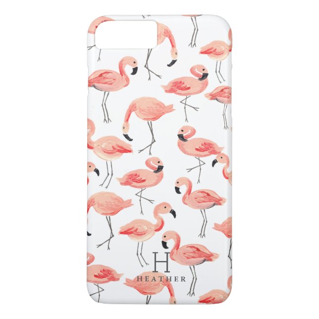 Personalisiertes | Flamingo-Party Case-Mate iPhone Hülle (Rückseite)