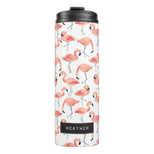 Personalisiertes   Flamingo-Party Thermosbecher