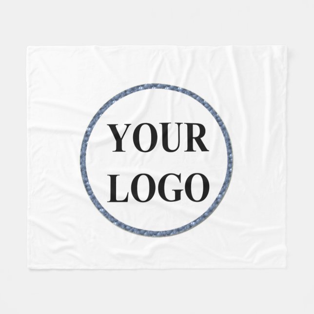 Personalisiertes Fleece Blanket Throw-Logo (Vorderseite (Horizontal))