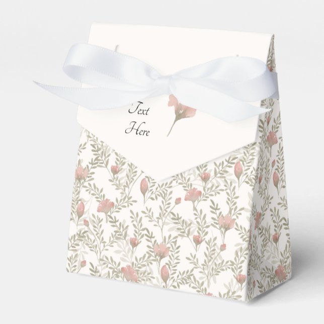 Personalisiertes florales Brautparty Geschenkschachtel (Vorderseite)