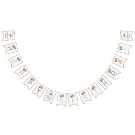 Personalisiertes Flugzeug Happy Birthday Bunting Wimpelkette