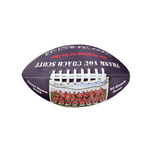 Personalisiertes Football Coach Team Foto Vielen D