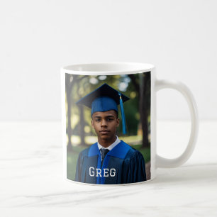 Personalisiertes Foto 2025 Tante des Graduates Kaffeetasse