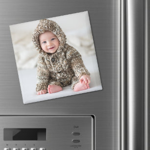 Personalisiertes Foto-Andenken für Neugeborene Magnet