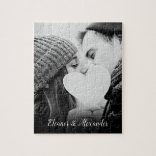 Personalisiertes Foto-Andenken für Paare Puzzle