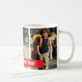 Personalisiertes Foto-Andenken zum ersten Schultag Kaffeetasse