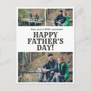 Personalisiertes Foto-Angebot zum Vatertag Feiertagspostkarte