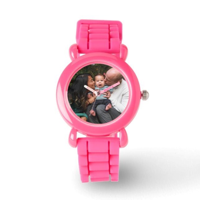 Personalisiertes Foto Armbanduhr (Vorderseite)