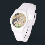 Personalisiertes Foto Armbanduhr<br><div class="desc">Lade einfach dein eigenes Foto auf diese tolle Uhr hoch. Sie können weiter bearbeiten, um Text usw. hinzuzufügen - Uhren von Ricaso machen ein tolles Geschenk für sich selbst oder andere.</div>