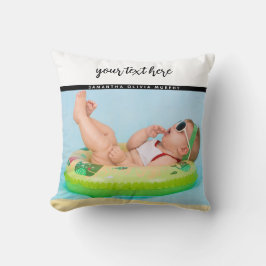 Personalisiertes Foto Baby Liebe & Name Erinnerung Kissen