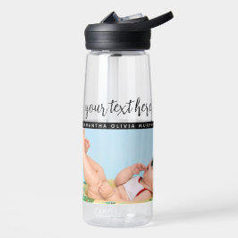 Personalisiertes Foto Baby Liebe & Name Erinnerung Trinkflasche