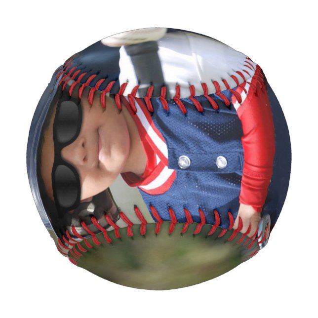 Personalisiertes Foto Baseball (Vorderseite)