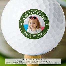 Personalisiertes Foto - benutzerdefinierte Farbe u Golfball