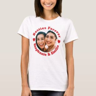 Personalisiertes Foto beste Freunde T - Shirt