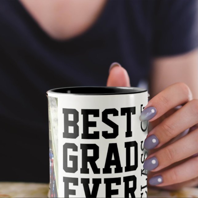 Personalisiertes Foto Beste Grad je Klasse 2024 Tasse (Von Creator hochgeladen)