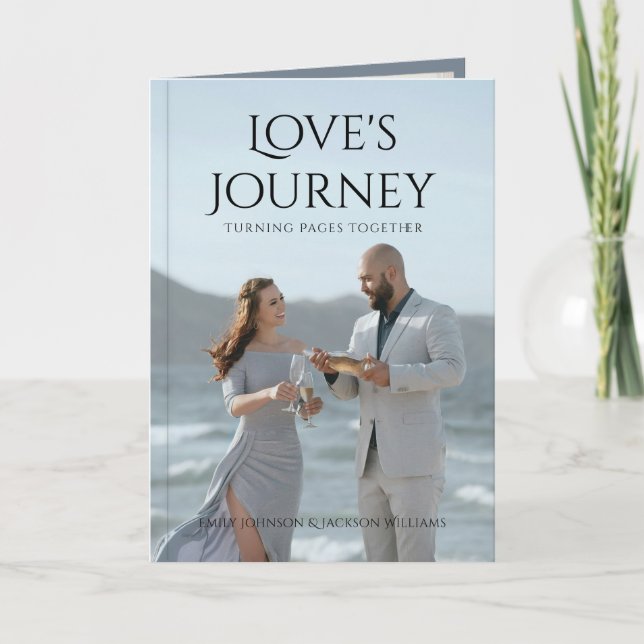 Personalisiertes Foto Buchbesprechung Einladung (Vorderseite)