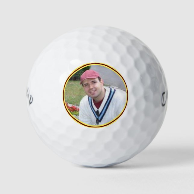 Personalisiertes Foto Callaway Golf Balls Golfball (Vorderseite)