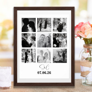 Personalisiertes Foto Collage Personalisiertes Ges Poster