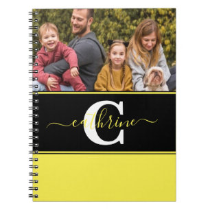 Personalisiertes Foto-Colorblock-Notizbuch Notizblock