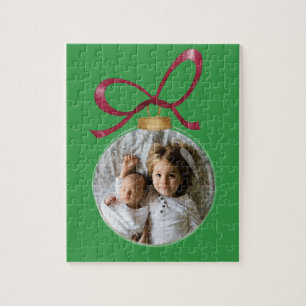 Personalisiertes Foto Custom Christmas Keepake Puzzle