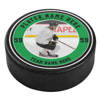 Personalisiertes Foto | Custom Team Ice Eishockey Puck