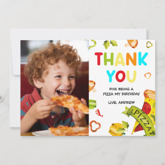 Personalisiertes Foto Danke für die Pizza