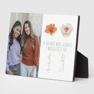Personalisiertes Foto der besten Freundinnen Fotoplatte