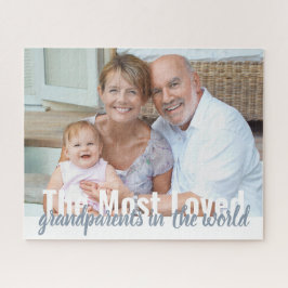 Personalisiertes Foto der liebsten Großeltern Puzzle