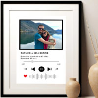 Personalisiertes Foto des Music Player