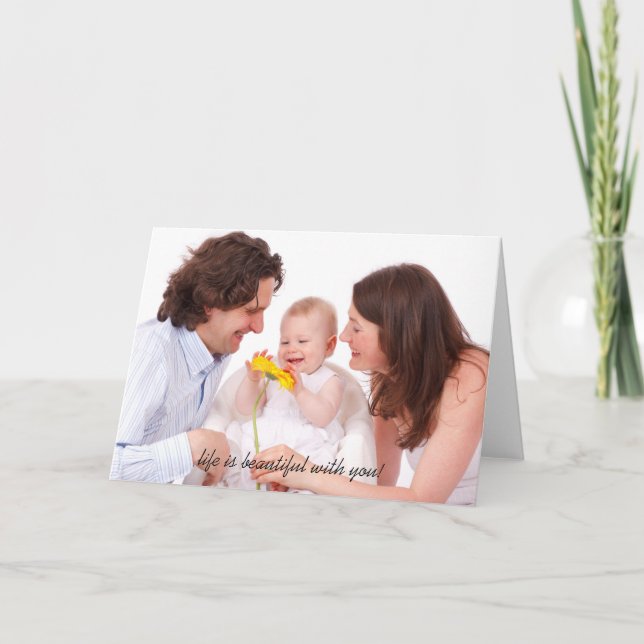 Personalisiertes Foto Erstellen Sie Ihre eigene Ka Karte (Vorderseite)