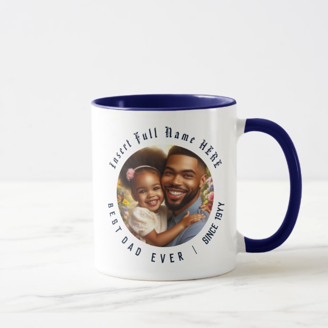 Personalisiertes Foto Familie, Freunde oder Berufl Tasse (Rechts)