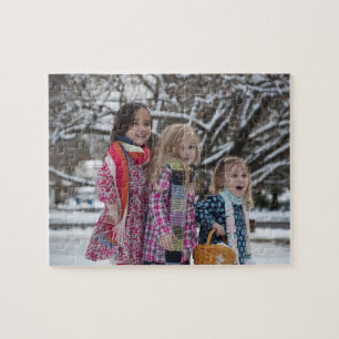 Personalisiertes Foto-Familien-Puzzlespiel Puzzle