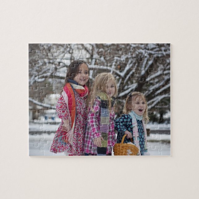 Personalisiertes Foto-Familien-Puzzlespiel Puzzle (Horizontal)