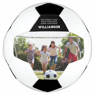 Personalisiertes Foto Family Sprichwort Fußball Ba