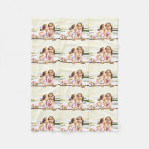 Personalisiertes Foto Fleece Decke. Mach dein eige
