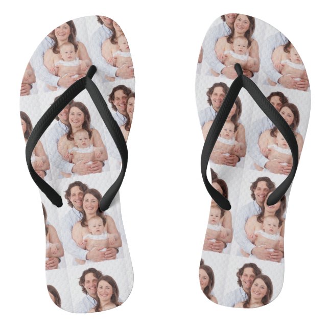 Personalisiertes Foto Flip Flops (Fußbett)