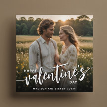 Personalisiertes Foto Frohes Valentinstag Elegante