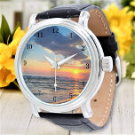 Personalisiertes Foto für benutzerdefinierte Armbanduhr<br><div class="desc">Laden Sie ein Foto hoch und erstellen Sie einfach Ihre personalisierte Uhr. Sie können dieses Design auf anderen Zazzle-Produkten übertragen und an die meisten Zazzle-Produkte anpassen. Sie können auch auf EDIT DESIGN klicken, um eine Textzeile hinzuzufügen. Standard Studio Designs werden in hochauflösender Vektorgrafik für einen beruflichen Druck hergestellt. Vielen Dank,...</div>