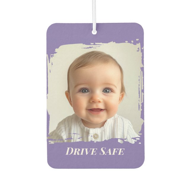 Personalisiertes Foto für Familien — beidseitig |  Autolufterfrischer (Vorderseite)