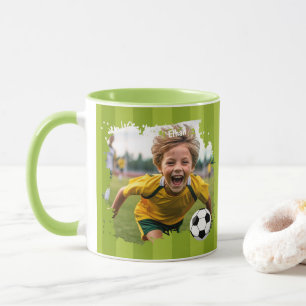 Personalisiertes Foto für Fußball - Individuelle N Tasse