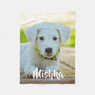 Personalisiertes Foto für Haustiere Fleecedecke